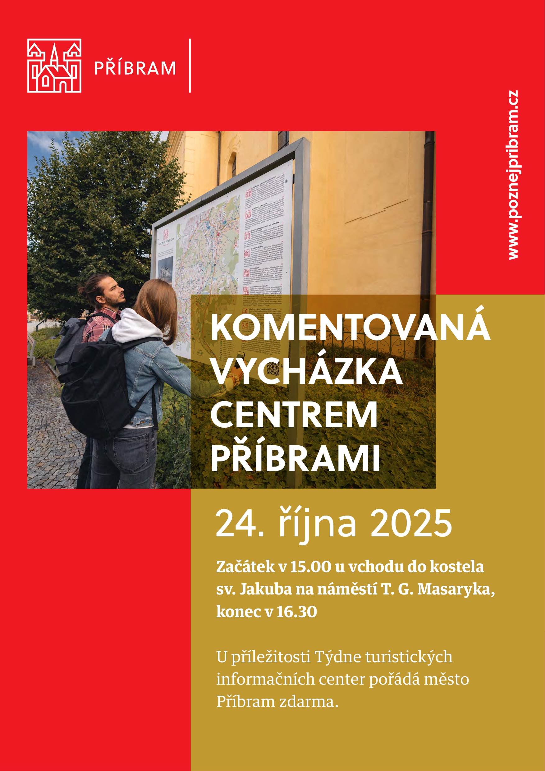 Plakát - komentovaná vycházka 24. 10. 2025