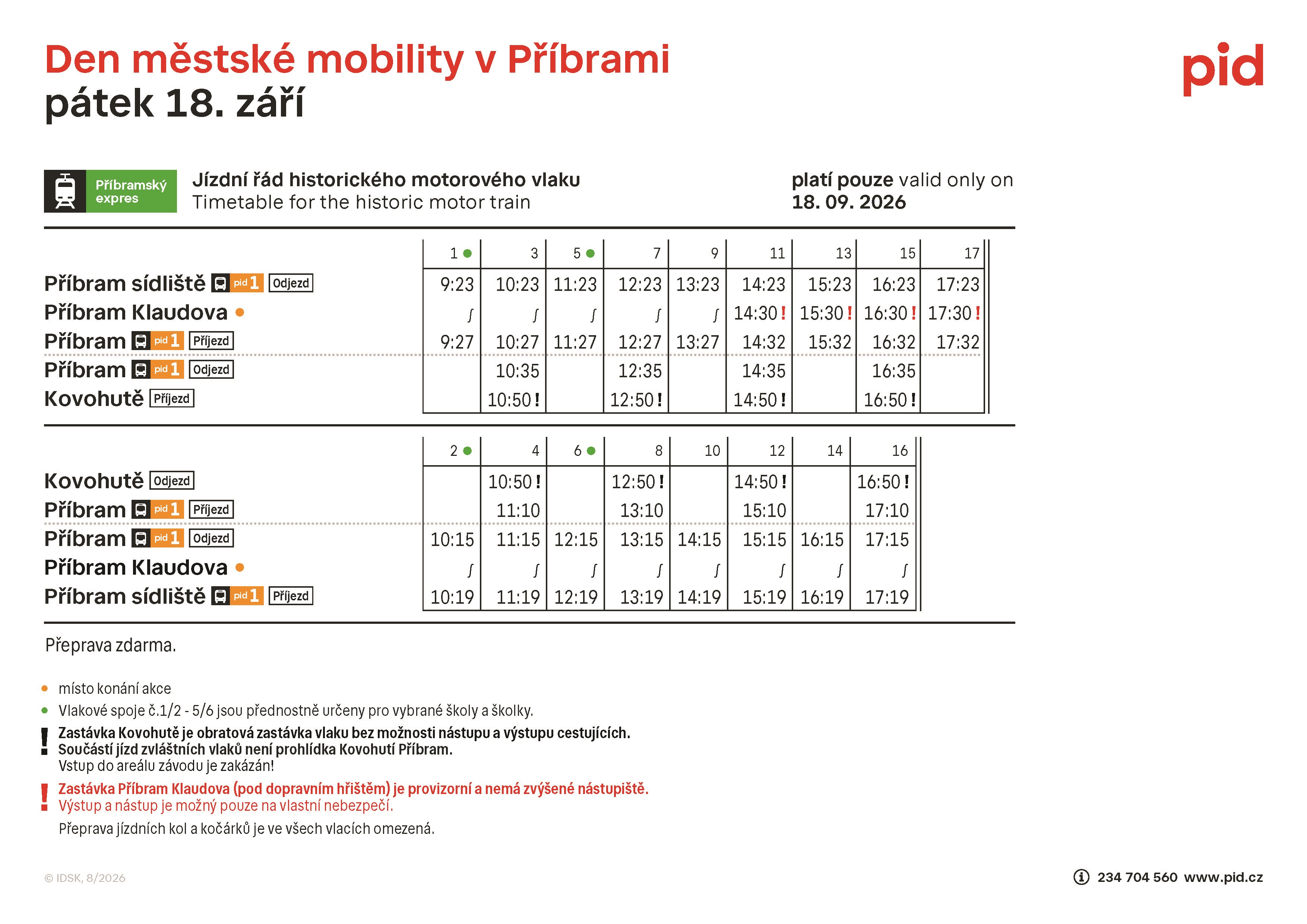 Den městské mobility 2026