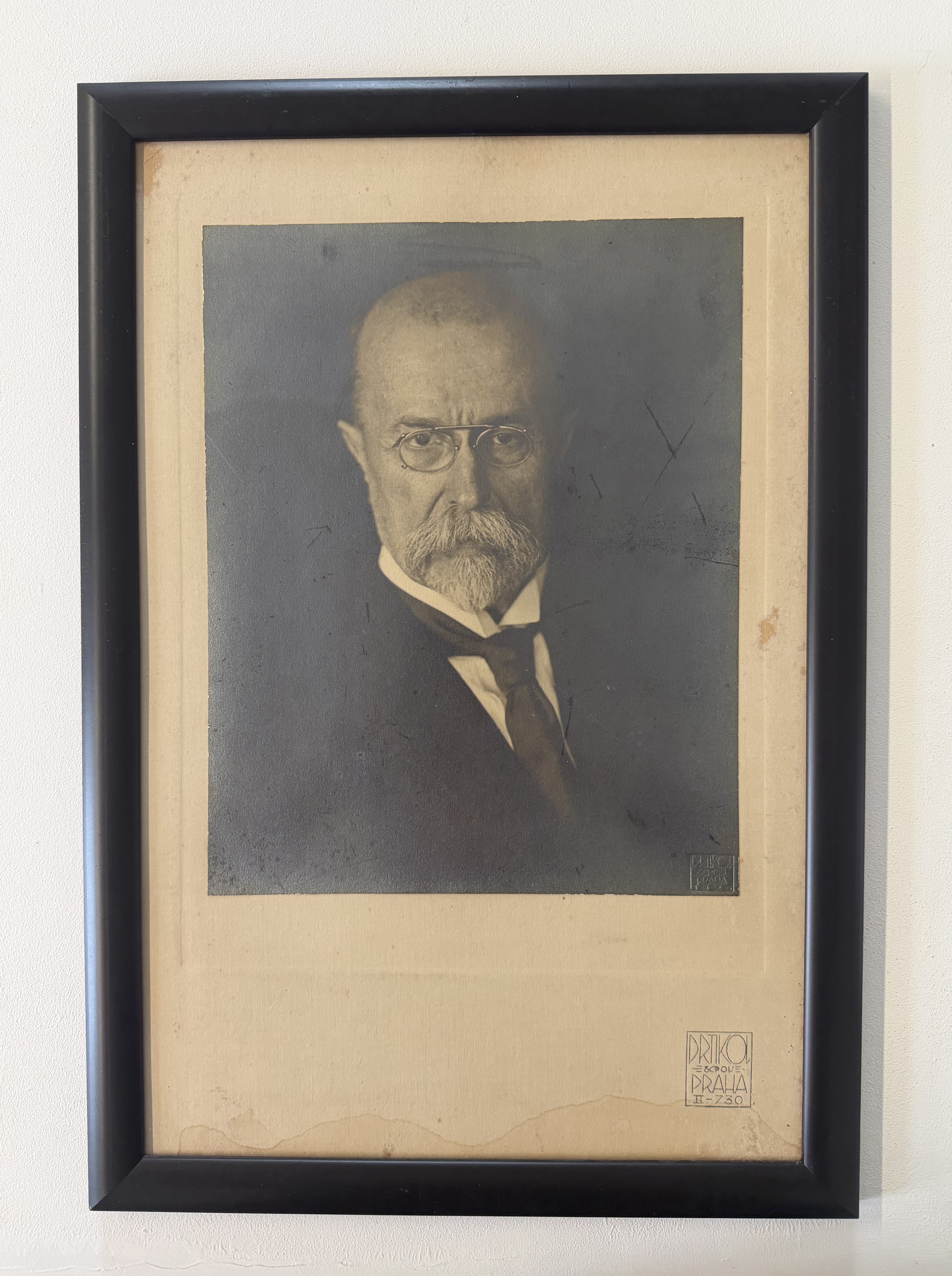 Tomáš Garrigue Masaryk na snímku Františka Drtikola