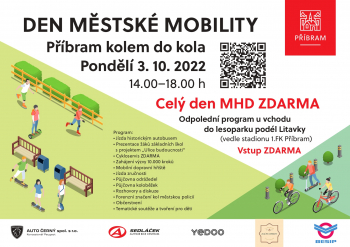 Při Dni městské mobility MHD zdarma a odstartuje výzva 10 000 kroků