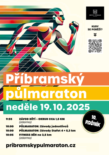 V neděli se poběží Příbramský půlmaraton