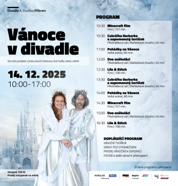 Vánoce v divadle již tuto neděli 14. 12.