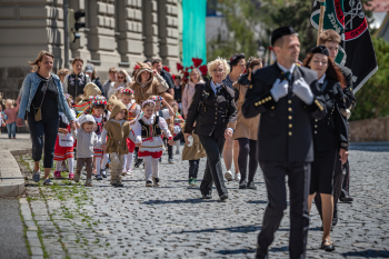 Hornické slavnosti zaplnily ulice i náměstí