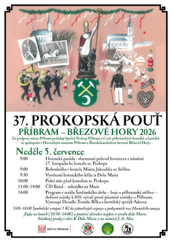 Prokopská pouť, hasičská fontána i žehnání nové cisterny