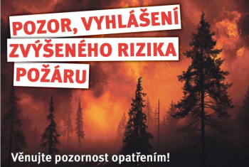 Vyhlášení zvýšeného rizika požáru